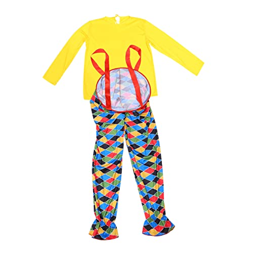 OATIPHO Clown-Anzug halloween costume halloween kleidung costume de halloween Clownkostüm in Übergröße aufblasbare Kostüme Cosplay Performance-Bekleidung Kostüm zeigen Chemiefasermischung von OATIPHO