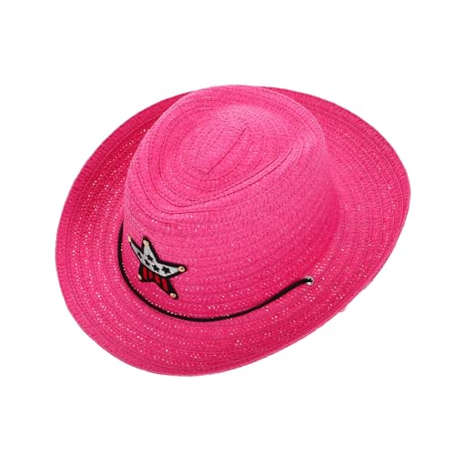 OATIPHO Cowboyhut Für Cowboy-kostümzubehör Cowboy-outfit Für Jungen Cowboy-kostümhut Cowgirl-hut -cowboy-outfit Cowboyhüte Für Cowboyhut Für Jungen Kuhhut Rosy von OATIPHO