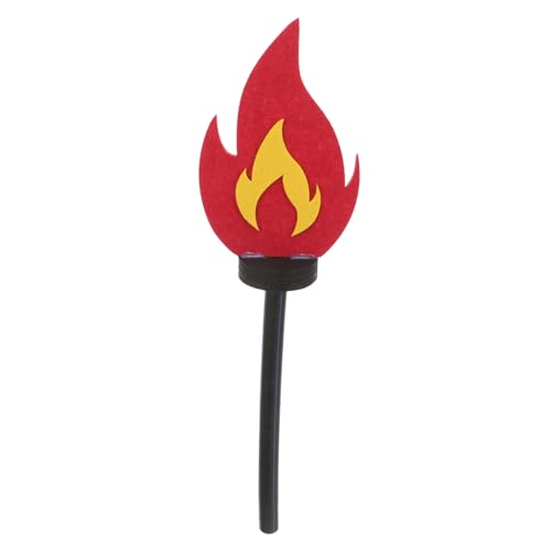 OATIPHO Fackel-Requisiten elektrischer Kamin Tiki Aufkleber Flamme Outdoor deko terassendeko deko Outdoor Partygeschenke Geburtstagsparty- künstlich Polyesterfaserplatte von OATIPHO