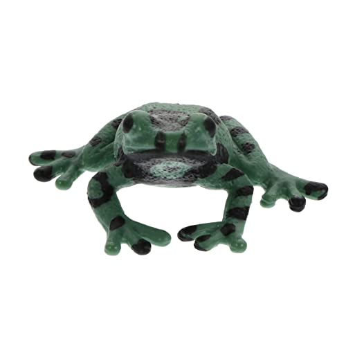 OATIPHO Frosch-Modell Tierskulptur im Freien Mikrolandschaftsornament kindererziehung aufklärung tortendeko Einschulung Simulation von Tierornamenten Ausstellungsmodelle von OATIPHO