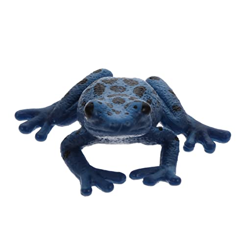 OATIPHO Frosch-Modell für kinderspielzeug Kinderfreundliches spielzeuge für funnytoys tierisches Mini-Modell Tierdekoration Bildungsbedarf Plastik Blue von OATIPHO