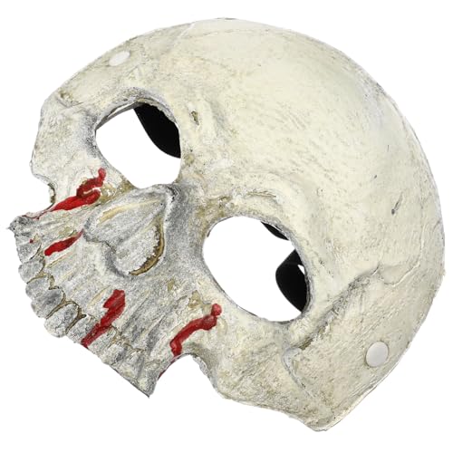 OATIPHO Halloween Halbgesichtsmaske Mit Blutmotiv Maskendekoration Für Und Erwachsene Ideal Für Halloween Feiern Maskeraden Und Karnevalspartys von OATIPHO