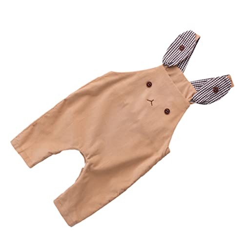 OATIPHO Hosenträger Babytragetuch Anzüge Für Jungen Zubehör Jungen Kostüme -outfits Neugeborener Anzug Für Jungen Ausgestopft Puppe Hase Tiere Mädchen Tragen Khaki Baumwolle von OATIPHO