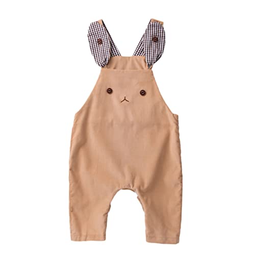 OATIPHO Hosenträger kleinkind kostüm ungewöhnlich Mädchen clothes klamotten Newborn costume kleidung Babykostüm Neugeborene Foto Requisiten Baumwolle Khaki von OATIPHO