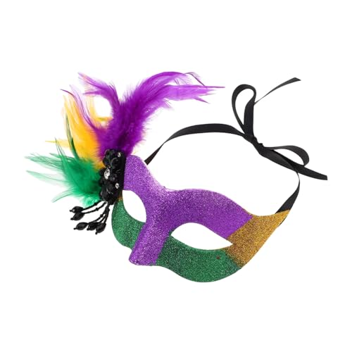 OATIPHO Irische Ostermaske Maskeradeballmaske Karnevalsmasken Pailletten Maskerademaske Für Den Venezianischen Karneval Mardi Gras Und Halloween Partys von OATIPHO