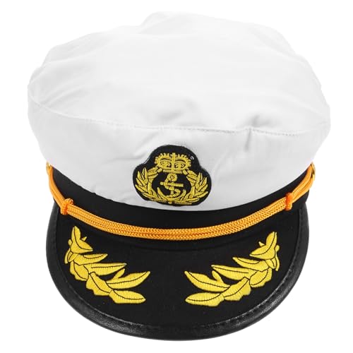 OATIPHO Kapitänsmütze Navy Kostümhut Für Erwachsene Verstellbare Matrosenuniform ütze Für Karneval Mottopartys Und Cosplay Stilvolle Seemann Kappe Für änner Und Frauen von OATIPHO