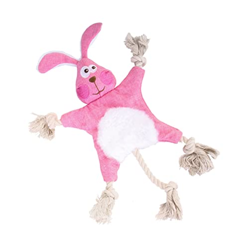 OATIPHO Kauspielzeug für Hunde Beiß für Welpen Plüsch Tierspielzeug Kauer Plush Toy nachsprechende stofftiere Kauspielzeug für Haustiere Sound- für Haustiere Rosa von OATIPHO