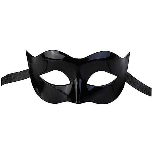 OATIPHO Männer Maskerade Kostüm Ball Halbgesicht Augenmaske Schwarz Elegante Party Maske Für Karneval Halloween Und Besondere Anlässe Ideal Für Maskenbälle Und Kostümpartys von OATIPHO