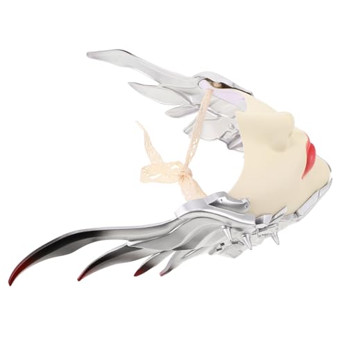OATIPHO Mechanische Halbgesichtsmaske Steampunk mit Flügeldesign für Frauen Futuristische Party Maske Leicht Elegant für Halloween Cosplay Karneval und Rollenspiele OATIPHO Mechanische Halbgesichtsmaske Steampunk mit Flügeldesign für Frauen Futuristische Party Maske Leicht Elegant für Halloween Cosplay Karneval und Rollenspiele von OATIPHO