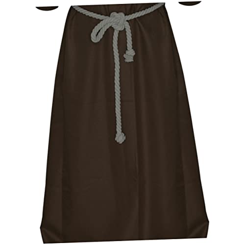 OATIPHO Mittelalterliche Priester Mönch Robe Mit Kapuze Halloween Kostüm Für Erwachsene Cosplay Outfit Für Zauberer Und Mönche Größe XL Ideal Für Karneval Und Halloween Events von OATIPHO