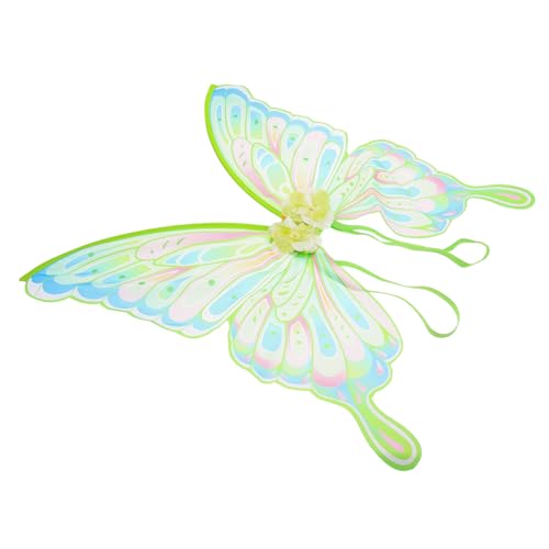 OATIPHO Ostern verkleiden Flügel Schmetterlingskostüm für schmetterling kostüm butterfly wings Partygeschenke Feenpartyzubehör Polyester Light Green von OATIPHO