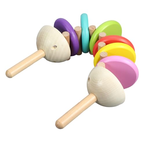 OATIPHO Percussion-kastagnetten- Schlaginstrument Klein Kastagnetten Klein Kastagnette Aus Holz Kastagnetten Aus Holz Fingerkastagnetten Für Kleinkinder Partygeschenke Hölzern von OATIPHO