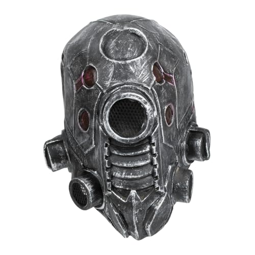 OATIPHO Punk Maske Für Erwachsene Steampunk Vollgesichtsmaske Aus Hochwertigem Material Ideale Kopfbedeckung Für Halloween Maskerade Und Kostümpartys von OATIPHO