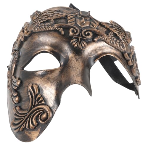 OATIPHO Römische Soldat Maskerade Maske Für Männer Hochwertige Halloween Partymaske Aus Robustem Material Ideal Für Karneval Und Maskenball Authentisches Design Antikem Stil von OATIPHO