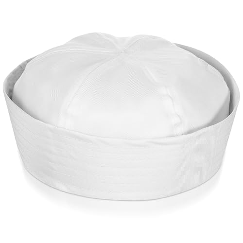 OATIPHO Sailor Hat Marine, Matrosenmützen Nautischer Hut Für Erwachsene Matrosenmütze Hut Matrosen-cosplay-hut Kleidung Kostüm Hüte Kostüm Seemannsmützen Weiß OATIPHO Sailor Hat Marine, Matrosenmützen Nautischer Hut Für Erwachsene Matrosenmütze Hut Matrosen-cosplay-hut Kleidung Kostüm Hüte Kostüm Seemannsmützen Weiß von OATIPHO