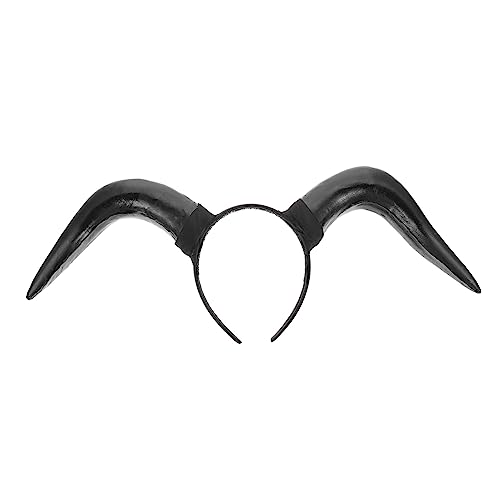 OATIPHO Stirnband Aus Simuliertem Horn Böses Cosplay Stirnband Teufel Haarband X Hornstirnband Halloween-haarband Teufel Kostüm Stirnband Hörner Teufelskostümzubehör Plastik Black von OATIPHO