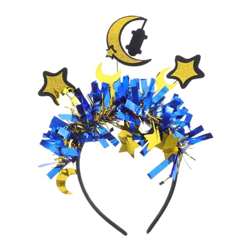 OATIPHO Stirnband Dekorativer Kopfschmuck Stirnbänder Stern Hoop Stern Kopfbedeckung Haarband Dekorationen Mond Und Sterne Kopfbedeckung Mond Stern Requisiten Sonne Und Mond Stirnband OATIPHO Stirnband Dekorativer Kopfschmuck Stirnbänder Stern Hoop Stern Kopfbedeckung Haarband Dekorationen Mond Und Sterne Kopfbedeckung Mond Stern Requisiten Sonne Und Mond Stirnband von OATIPHO