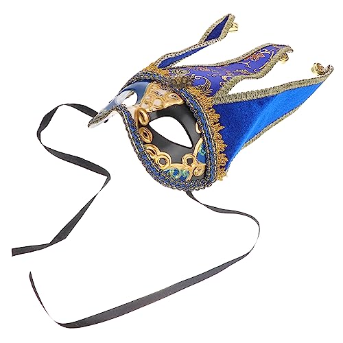 OATIPHO Venetianische Herren Maske Halbgesichtsmaske Für Karneval Mottopartys Und Maskenbälle Augenfarbe Zufällig Elegante Verkleidung Für Maskerade Und Cosplay von OATIPHO