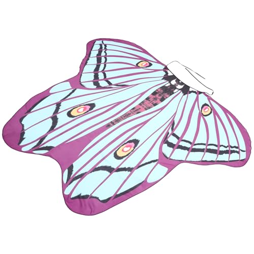 OATIPHO Wirbelnder Schmetterling Schal Dekorative Tanz Set Charms Kleid Liebe Schmetterling Schmetterlinge Dekorationen Meerjungfrau Schmetterling Halloween Cosplay Frauen Fairy Flügel von OATIPHO