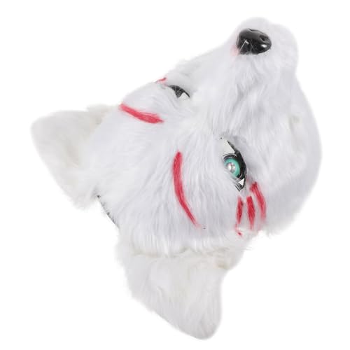 OATIPHO Wolf-cosplay Halloween-kostüme Für Jungen Vintage-halloween Maskerademaske Mit Stock Fuchs Fell Halloweenkostüm Nonne Halloween Pelzige Maske Abziehmaske Masken Pelzmaske Klebriges von OATIPHO