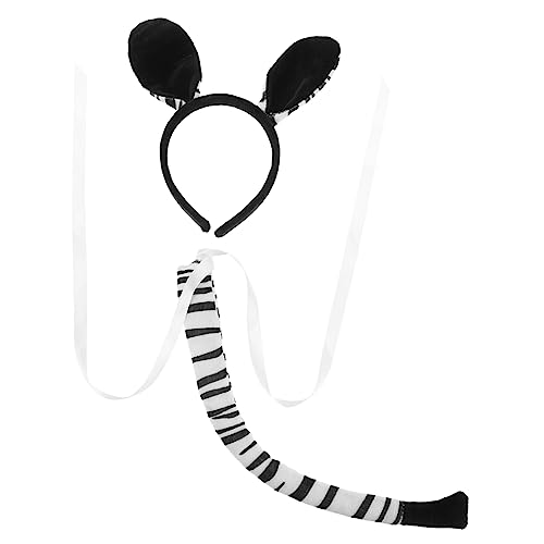 OATIPHO Zebra Ohren Haarreif Und Für Cosplay Tierkostü Und Partys Ideal Für Karneval Und Mottopartys Für Erwachsene Und von OATIPHO