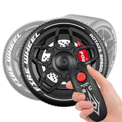 OBEST Ferngesteuertes Spielzeugrad, 2,4 GHz Spielzeug Räder, Ferngesteuertes Spielzeug vom Typ Rad für Kinder, RC Auto Rad Geschenke Junge 6-12 Jahre Outdoor Spielzeug RC Car Rad von OBEST