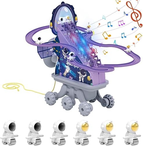 OBEST Elektrisches Musik-Schiebespielzeug,Elektrische Treppe Klettern Spielzeug, Space Themed Kinderspielzeug mit Lichtern und Abnehmbare Basis, Jungen und Mädchen 3 4 5 6 Jahr OBEST Elektrisches Musik-Schiebespielzeug,Elektrische Treppe Klettern Spielzeug, Space Themed Kinderspielzeug mit Lichtern und Abnehmbare Basis, Jungen und Mädchen 3 4 5 6 Jahr von OBEST