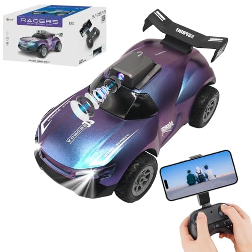 OBEST Fernbedienung Auto Mit Kamera,2.4GHz WiFi Spielzeugauto das über APP Telefon Gesteuert,Mit Einer Drehbaren High Definition Kamera,Intelligentes Go-Kart,Geschenk für Jungen und Mädchen von OBEST