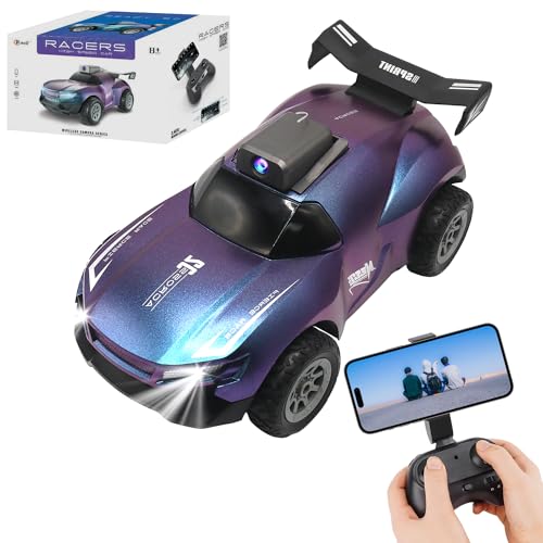 OBEST Fernbedienung Auto Mit Kamera,2.4GHz WiFi Spielzeugauto das über APP Telefon Gesteuert,Mit Einer Drehbaren High Definition Kamera,Intelligentes Go-Kart von OBEST