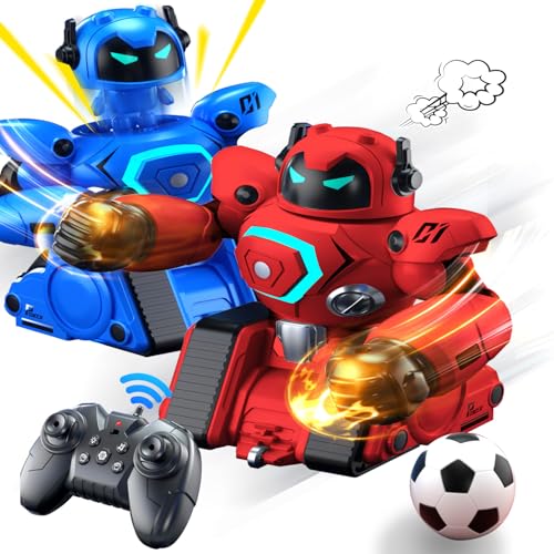 OBEST Fernbedienung Kampfroboter,Boxkampf Kombat Tornado Robot Set, Spray Stoßstange Auto mit LED Lichtern und Soundeffekten, Passend für Kindergeburtsgeschenke OBEST Fernbedienung Kampfroboter,Boxkampf Kombat Tornado Robot Set, Spray Stoßstange Auto mit LED Lichtern und Soundeffekten, Passend für Kindergeburtsgeschenke von OBEST