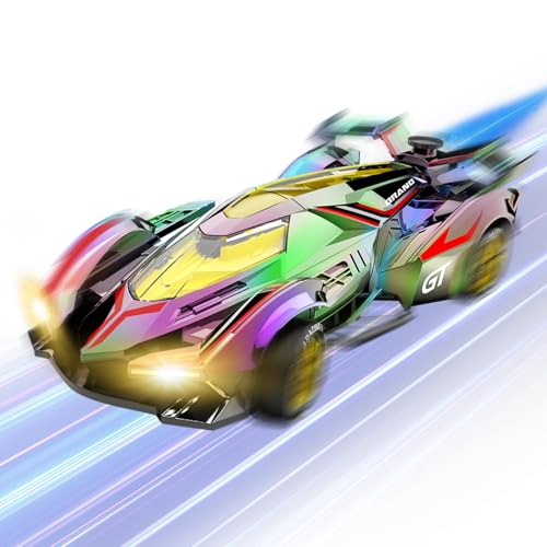 OBEST Ferngesteuert Drift Auto, 1:14 Scale RC Drifting Car, 4WD Fernbedienung Rennwagen mit Driftfunktion, Spray und LED Licht, Cooler Driftwagen Spielzeugauto für Jungen und Mädchen ab 8 Jahre älter OBEST Ferngesteuert Drift Auto, 1:14 Scale RC Drifting Car, 4WD Fernbedienung Rennwagen mit Driftfunktion, Spray und LED Licht, Cooler Driftwagen Spielzeugauto für Jungen und Mädchen ab 8 Jahre älter von OBEST