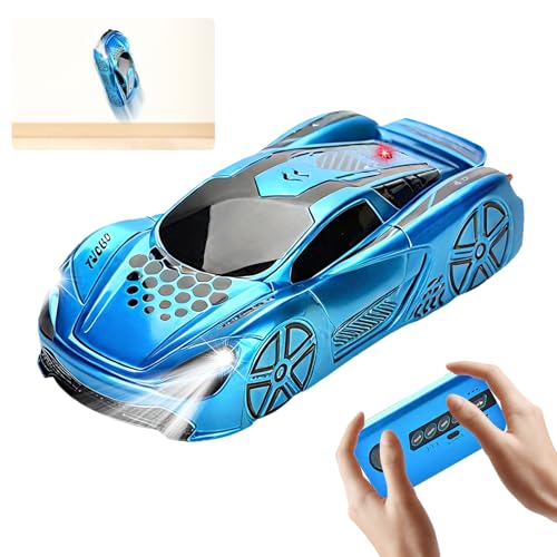 OBEST Ferngesteuert Wand Klettern Auto, 360° Rotation Wandkletterfahrzeug, Fahrzeuge die an Wänden und Decken kriechen können, Tragbar Auto für Kinder mit Programmierung und automatische Präsentation OBEST Ferngesteuert Wand Klettern Auto, 360° Rotation Wandkletterfahrzeug, Fahrzeuge die an Wänden und Decken kriechen können, Tragbar Auto für Kinder mit Programmierung und automatische Präsentation von OBEST