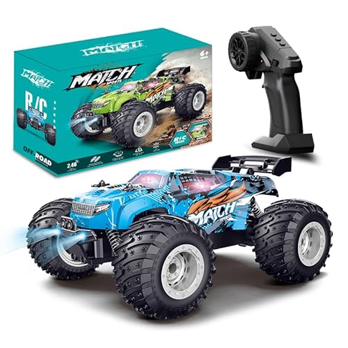 OBEST Ferngesteuertes Auto Geländefahrzeug,2WD RC Offroad Auto,2.4Ghz RC Auto Freien All Terrain,Monstertruck Fernsteuerung Auto Spielzeug Geschenke für Kinder Jungen Mädchen von OBEST