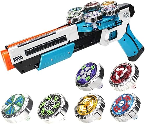 OBEST Kampfkreisel Set, Fighting Gyro Set mit Burst Launcher, Burst Turbo Fighting Gyro, Gyro Motor Spinning Fighting Gyro Set, Geschenke für Kinder von OBEST