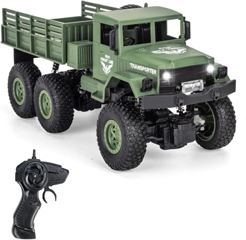 OBEST Camion Militaire 2.4 GHz Tout-Terrain RC 4WD Voiture,Jouet Cadeau pour Les Enfants de 6 à 12 Ans von OBEST