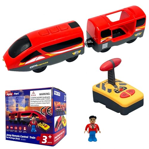 OBEST elektrische Spielzeug RC Zug, Spielzeug Eisenbahn Auto, Kinder Spielzeug Train, Lernspielzeug RC Zug, Batteriebetriebener Spielzeugzug für Kinder ab 3 Jahren, Weihnachts Geschenk für Kinder von OBEST