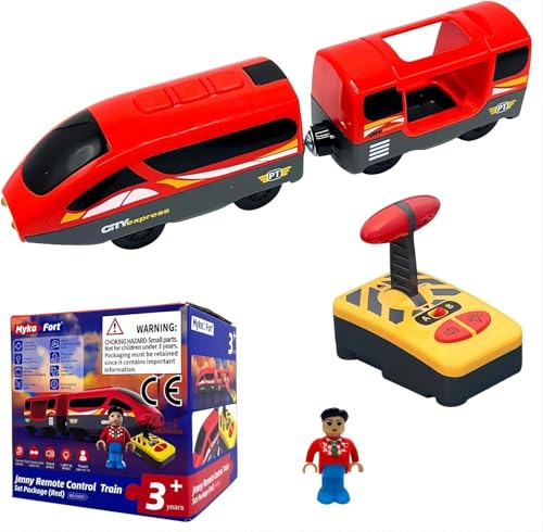 OBEST RC elektrischer Spielzeugzug, Kinder Spielzeugauto, pädagogisches Spielzeug RC Zug, batteriebetriebener Spielzeugzug für Kinder über 3 Jahre alt, Geschenke für Jungen und Mädchen von OBEST