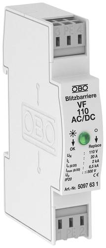 OBO Bettermann 5097631 VF110-AC DC Überspannungsschutzgerät 6.5 kA 1St. von OBO Bettermann