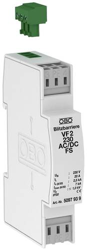 OBO Bettermann 5097939 VF2-230-AC/DC-FS Blitzbarriere 1St. von OBO Bettermann