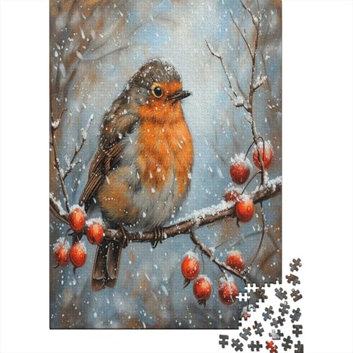 Robin 1000 Teile Puzzle, Puzzles Für Erwachsene, 1000 Teile Puzzlespiel Für Jugendliche & Erwachsene Puzzlespiel Puzzel 1000pcs (75x50cm) von OCANUVREL