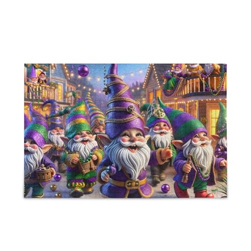 1000 Teile Puzzle Niedliche Karneval Zwerge sammeln Jigsaw Puzzles Lustiges Puzzle für Erwachsene von ODAWA