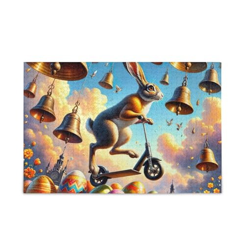 1000 Teile Puzzle Ostern Glocken Puzzle Spiel Home Wall Artwork für Erwachsene Familien von ODAWA