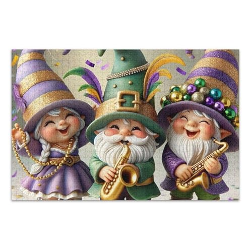 1000 Teile Puzzle Retro Karneval Zwerge Puzzle Spiel Home Wall Artwork Fun Family Activity von ODAWA