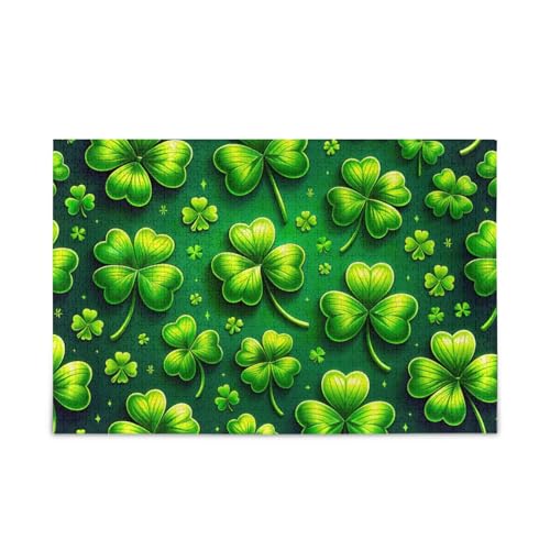 1000 Teile Puzzle Saint Patricks Day Clovers Herausforderndes Puzzlespiel für Erwachsene, Familien von ODAWA