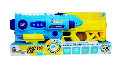 ODS Splashmatic Arctic 880, Schießgewehr mit USB-Aufladung, Wasserpistole 61 cm, Tankinhalt 880 ml, Selbstaufladungsfunktion, Farbe Hellblau, Altersempfehlung +6 Jahre, 42689 von ODS