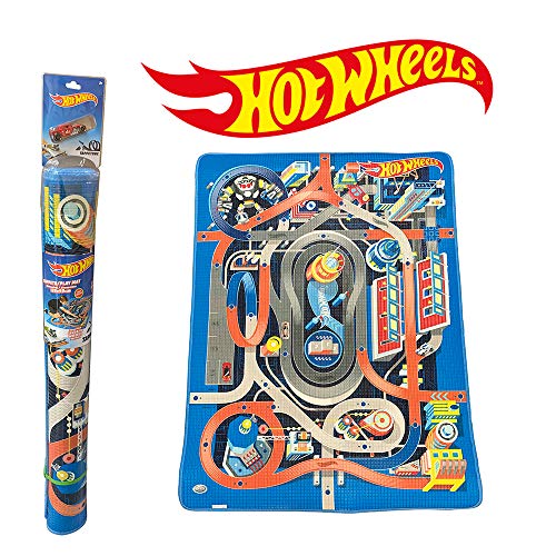 ODS 42025 Tappeto Gioco Arredo Hot Wheels Teppich 120 x 90 cm, Media von ODS