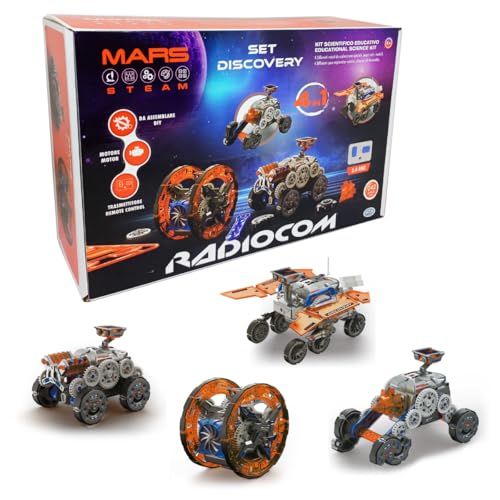 ODS Mars 40966 Set Discovery Mezzi Rc 4 in 1, Raumfahrzeug zum Zusammenbau und Piloten, Box 38,3 cm x 11 cm x 24 cm, Altersempfehlung + 8 Jahre von ODS