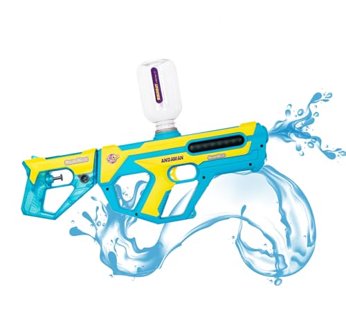 ODS - Splashmatic Andaman - Wasserschießer 2-in-1 mit herausnehmbarem Kalzium, batteriebetrieben mit Front- und Seitenleuchten, Kapazität 300 ml, Reichweite 8 m, USB-C-Aufladung (Kabel im Lieferumfang ODS - Splashmatic Andaman - Wasserschießer 2-in-1 mit herausnehmbarem Kalzium, batteriebetrieben mit Front- und Seitenleuchten, Kapazität 300 ml, Reichweite 8 m, USB-C-Aufladung (Kabel im Lieferumfang von ODS