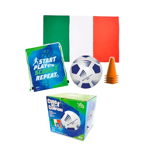 ODS - Sunday, Championswürfel, Fußball Metropolitan, inklusive 4 Zapfen, Transporttasche 40 x 32 cm, Flagge Italien, Geschenkidee für Fußballfans, Altersempfehlung +3 Jahre ODS - Sunday, Championswürfel, Fußball Metropolitan, inklusive 4 Zapfen, Transporttasche 40 x 32 cm, Flagge Italien, Geschenkidee für Fußballfans, Altersempfehlung +3 Jahre von ODS