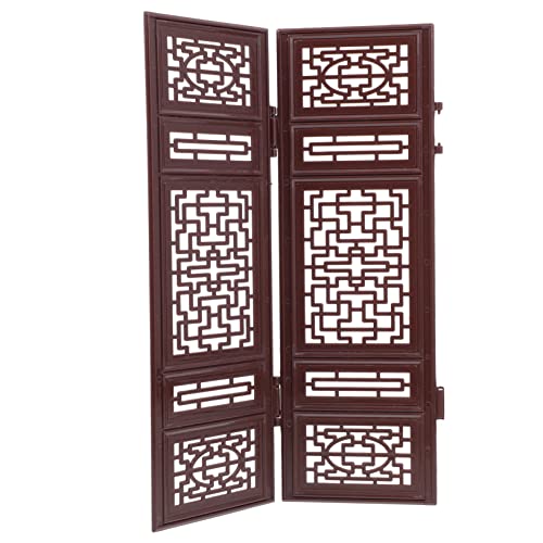 OFFIGAM 1 Paar Mini Chinesischer Bildschirm Teiliges Set für Puppenhaus Zubehör Hochwertige Miniaturnachbildung mit Feiner Verarbeitung für Kreative Gartendekoration und OFFIGAM 1 Paar Mini Chinesischer Bildschirm Teiliges Set für Puppenhaus Zubehör Hochwertige Miniaturnachbildung mit Feiner Verarbeitung für Kreative Gartendekoration und von OFFIGAM